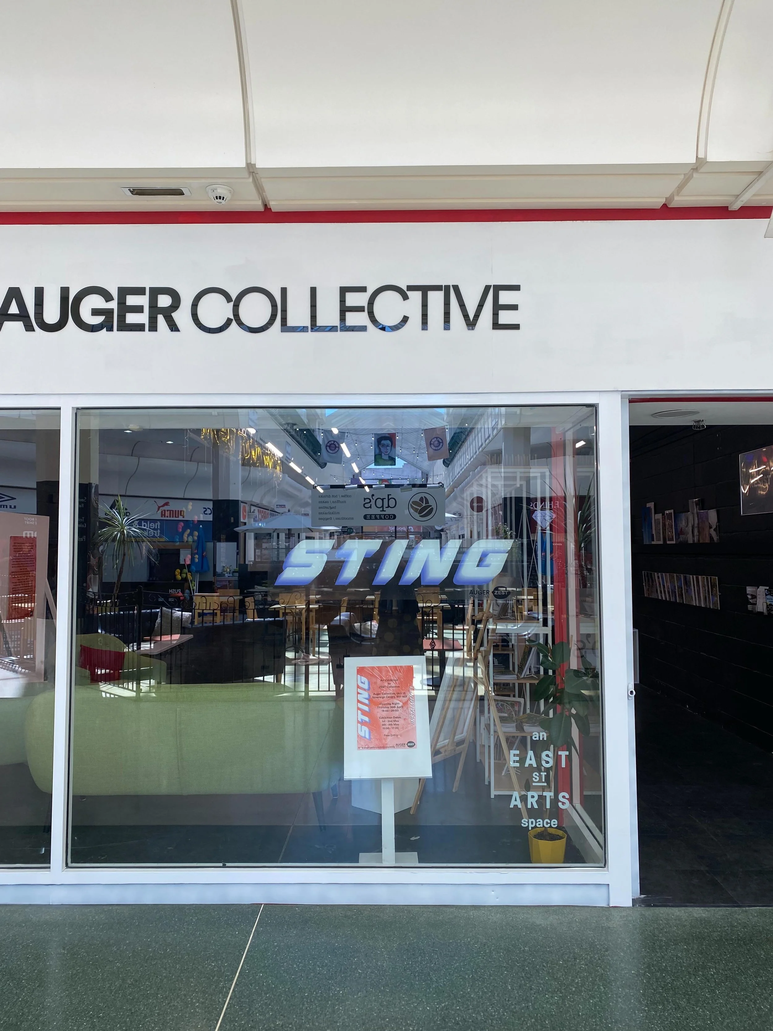 I had the pleasure of invigilating the last day of the Sting exhibition, featuring artworks by members of ZEST (including mine!), hosted by the wonderful Auger Collective

I based my work around avoiding the sting of rejection, by doing something ove