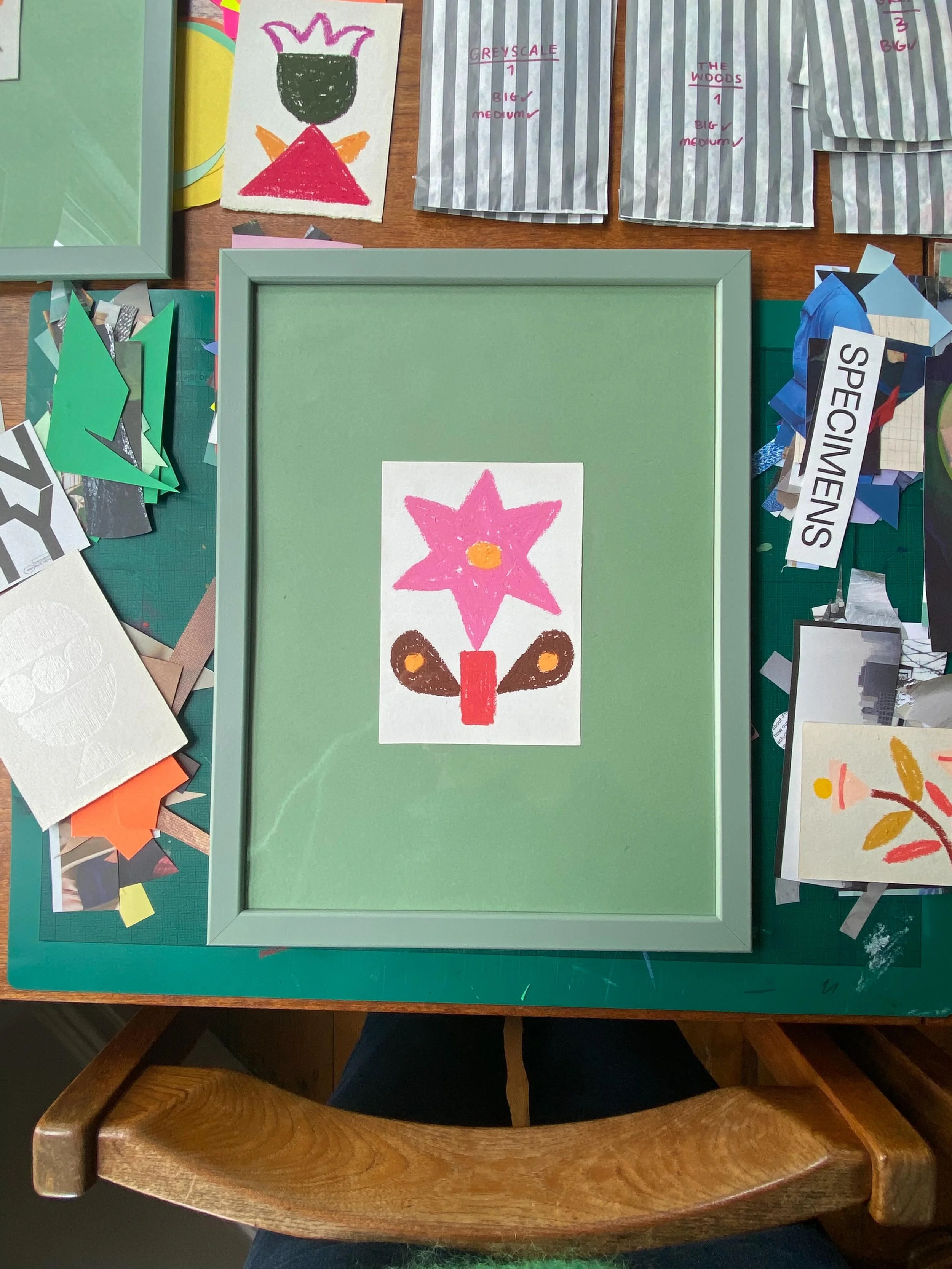 In prep mode for @thisiscarltonplace 

I&rsquo;ll be there on Sunday 21st June selling original paintings, drawings, embossed paper

Postcard sets, embroidered caps, collage kits

And more!

#artmarket #thisiscarltonplace #hampshiremarket #southampto