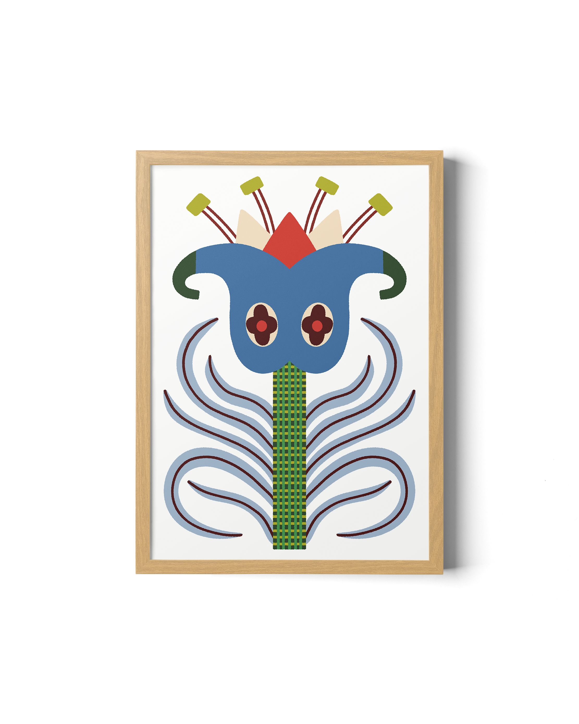 Trumpet Flower - Oak Frame Transparent.png