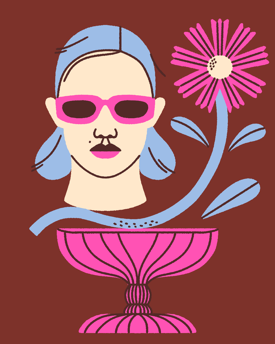 Floating Lady in a Vase Illustration.png