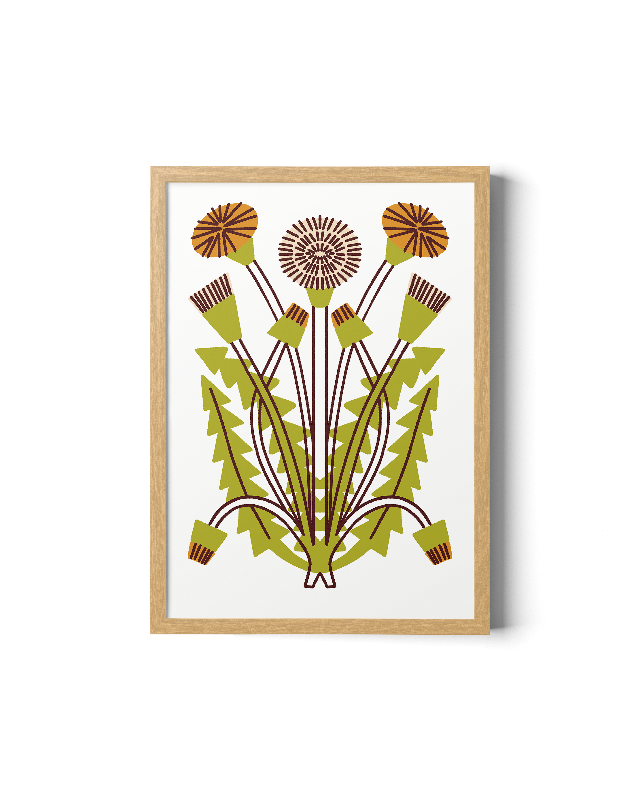Dandelion - Oak Frame.png