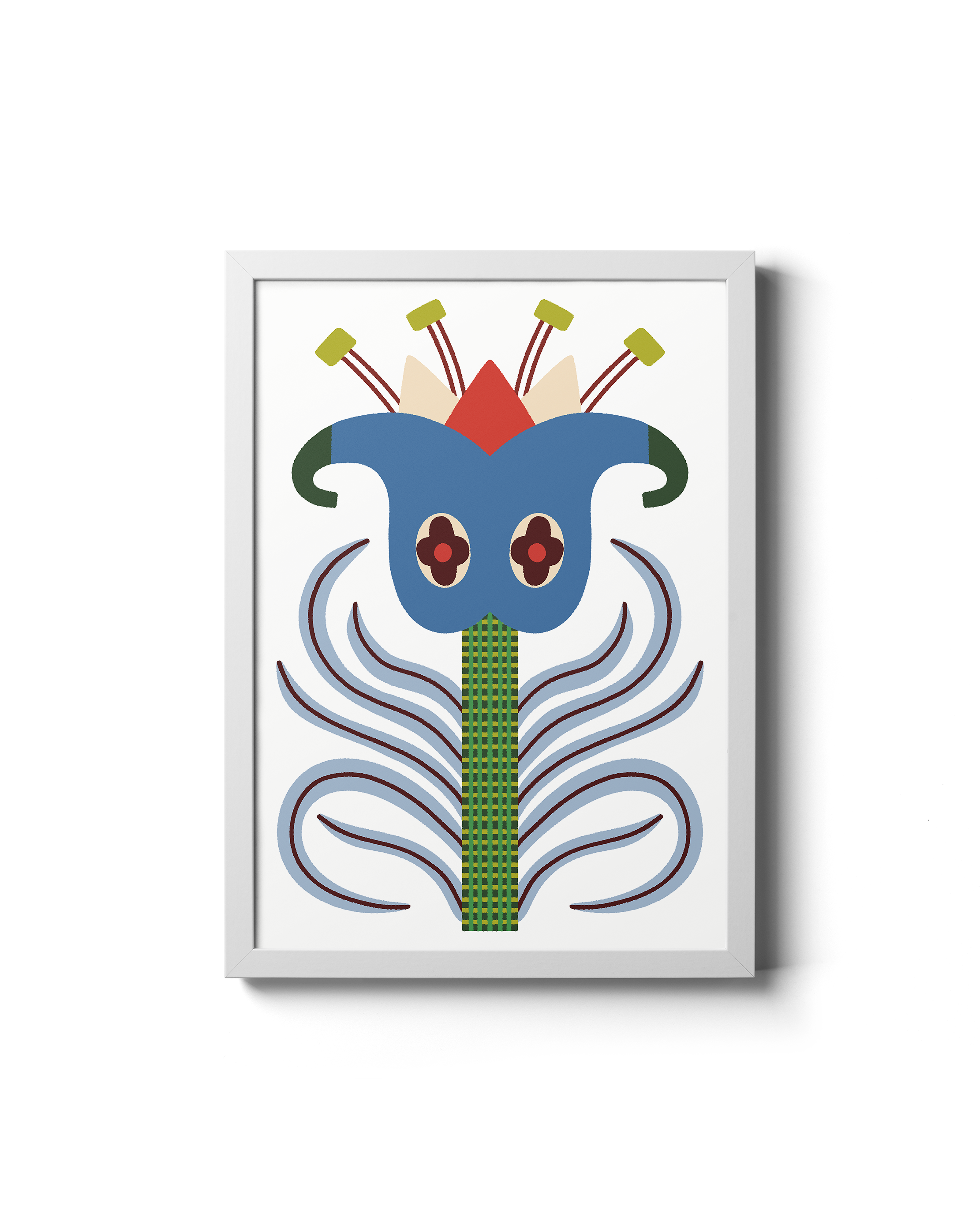 Trumpet Flower - White Frame Transparent.png