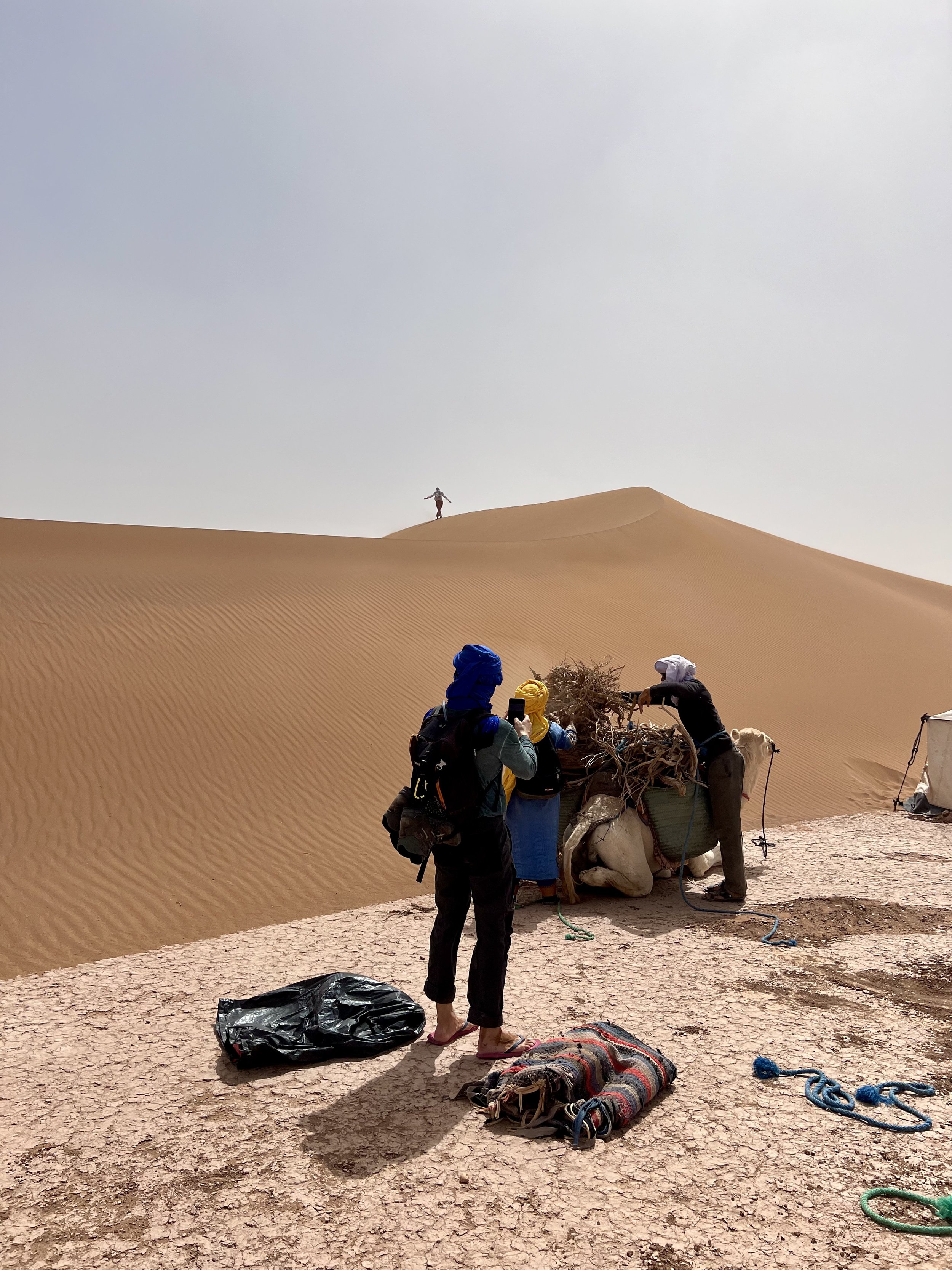 Yoga et Trek dans le désert marocain avec Myriam et Julien