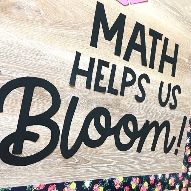 Math helps us bloom