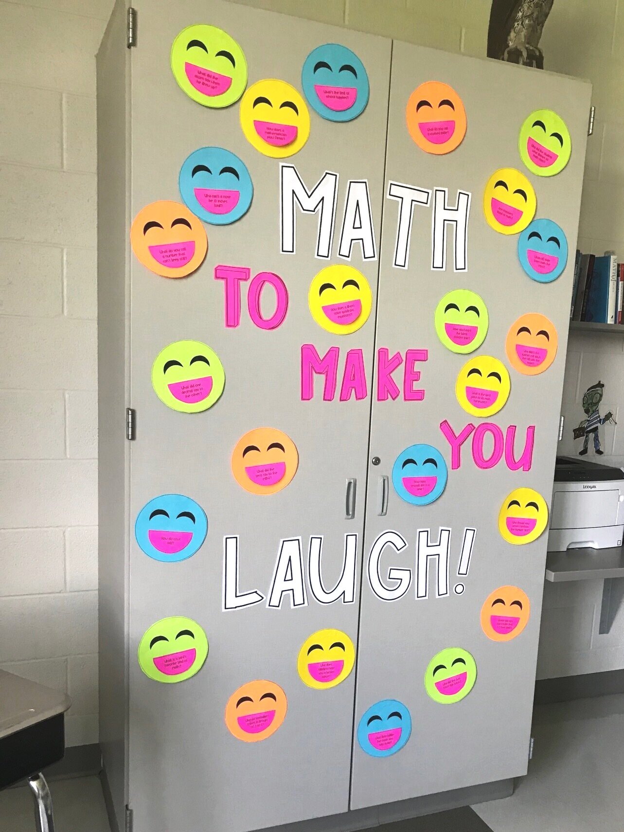 Math Jokes Classroom Decor