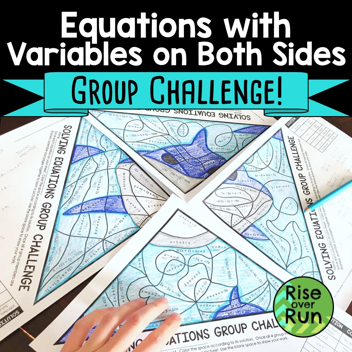 Equations with Variables on Both Sides Group Challenge