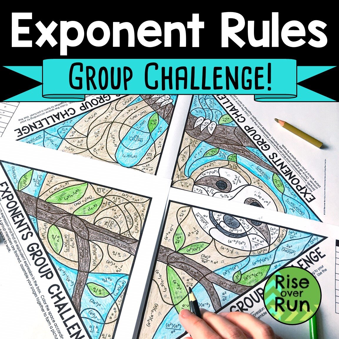 Exponent Rules Group Challenge