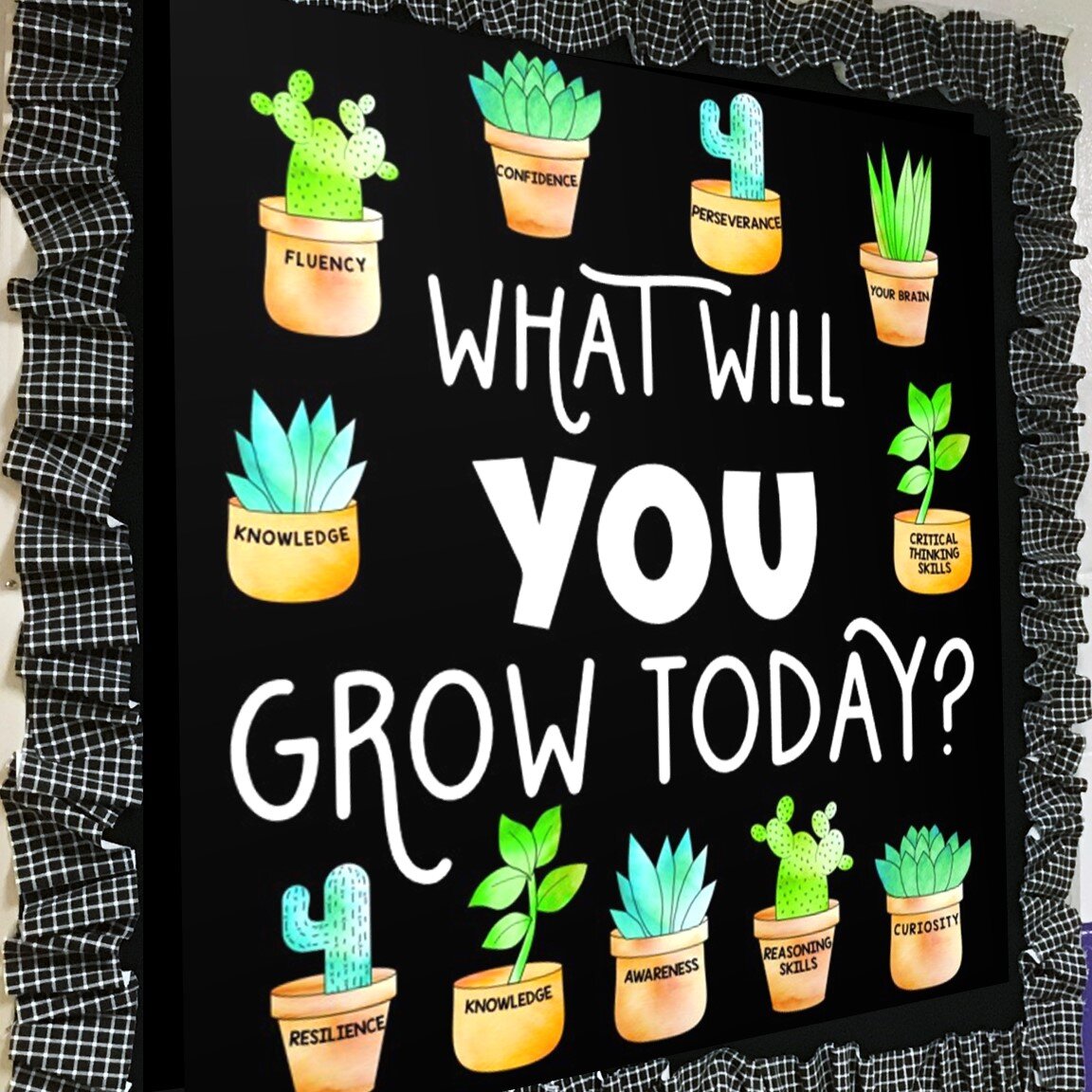 What will you grow today Bulletin Board