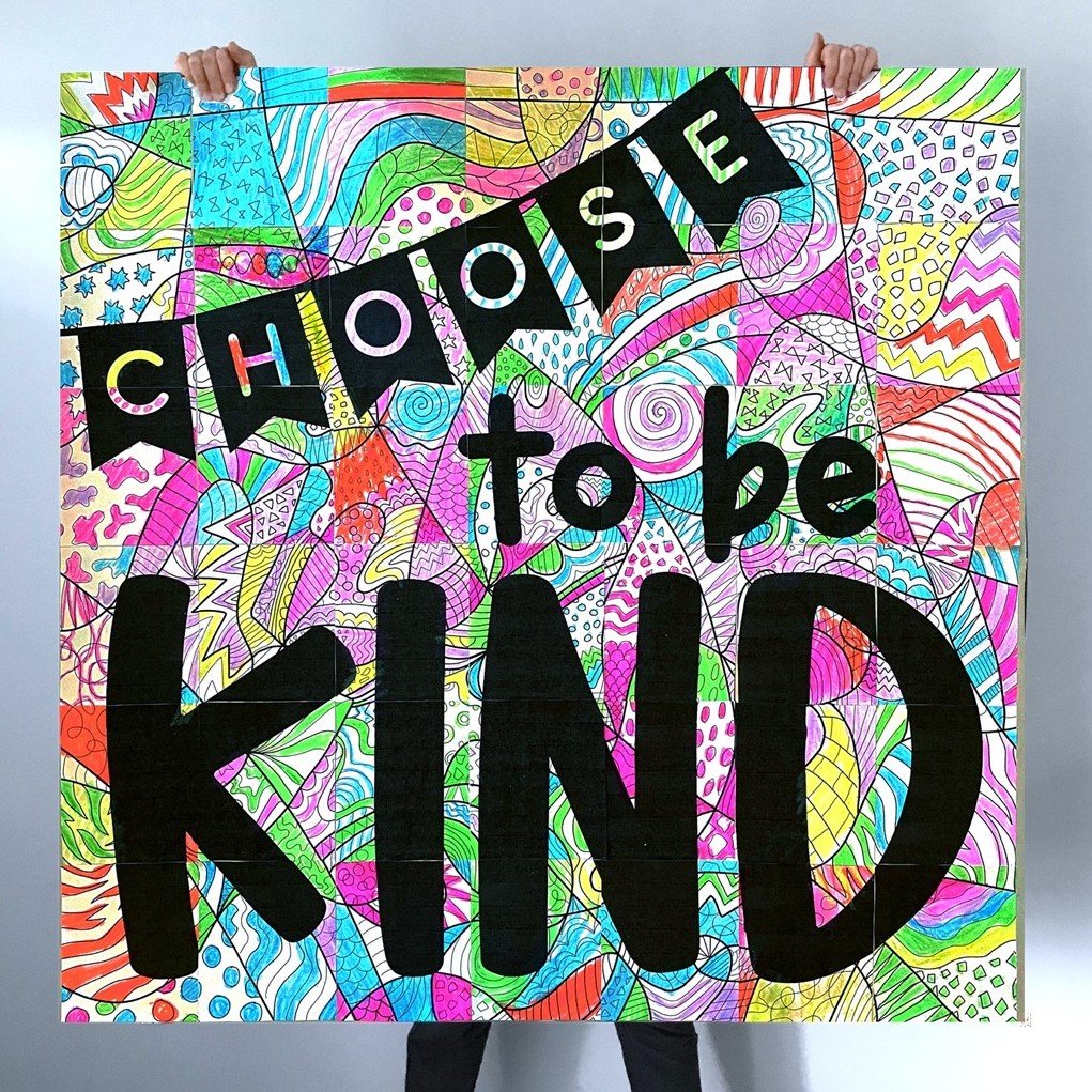 Collaborative Poster Choose to Be Kind