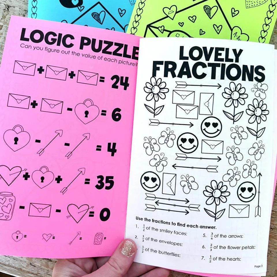 5th Grade Valentine Booklets