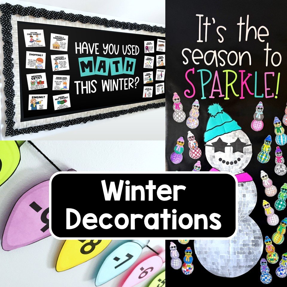 Winter classroom decorations
