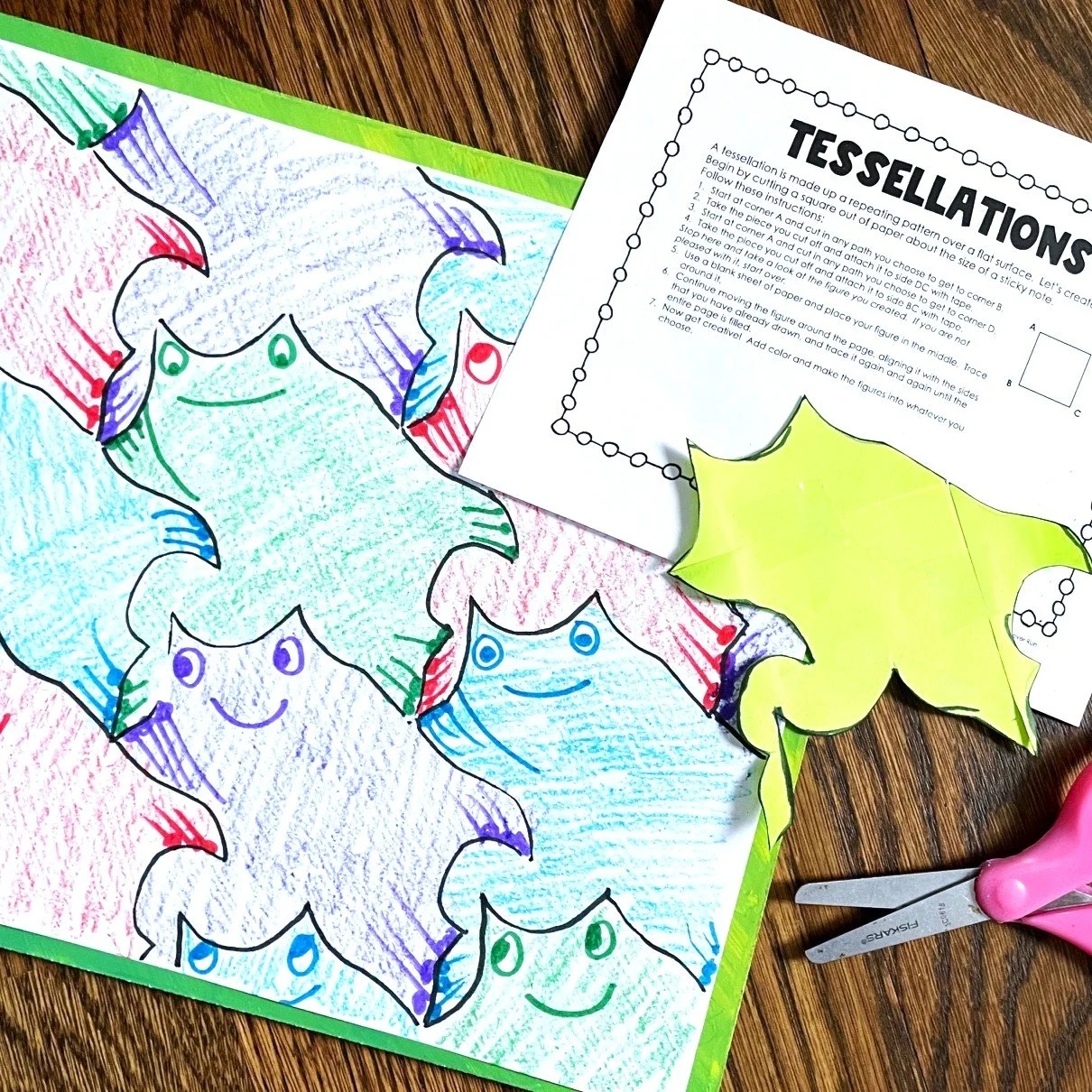 Tessellations activity by Rise over Run