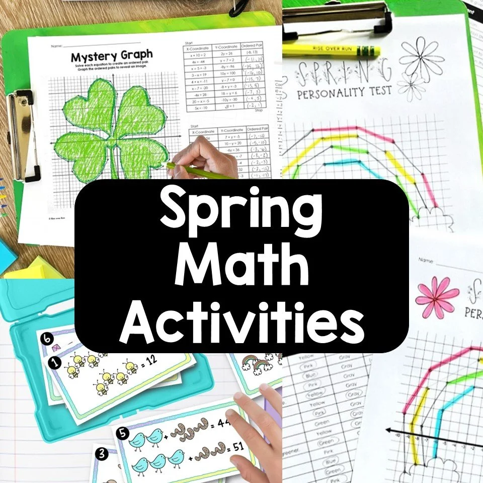 Spring math activities