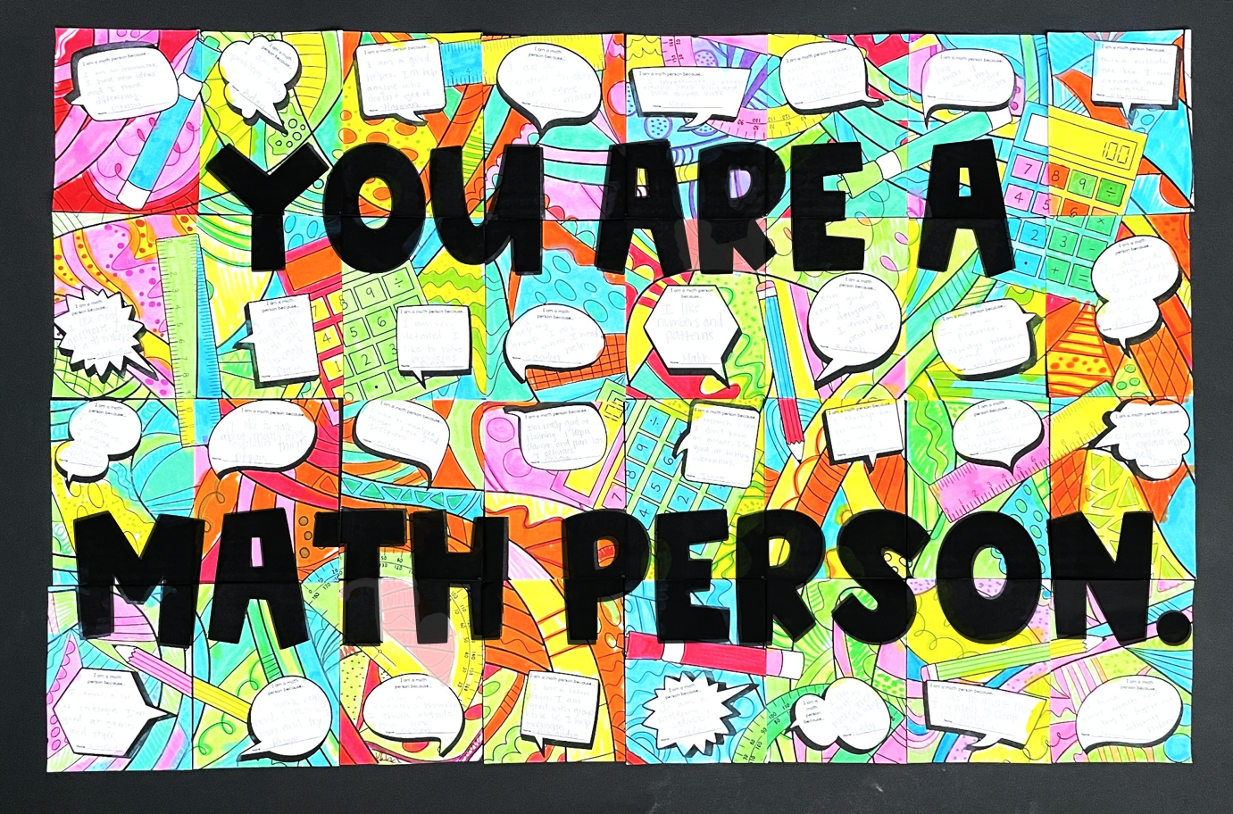 you are a math person collaborative banner