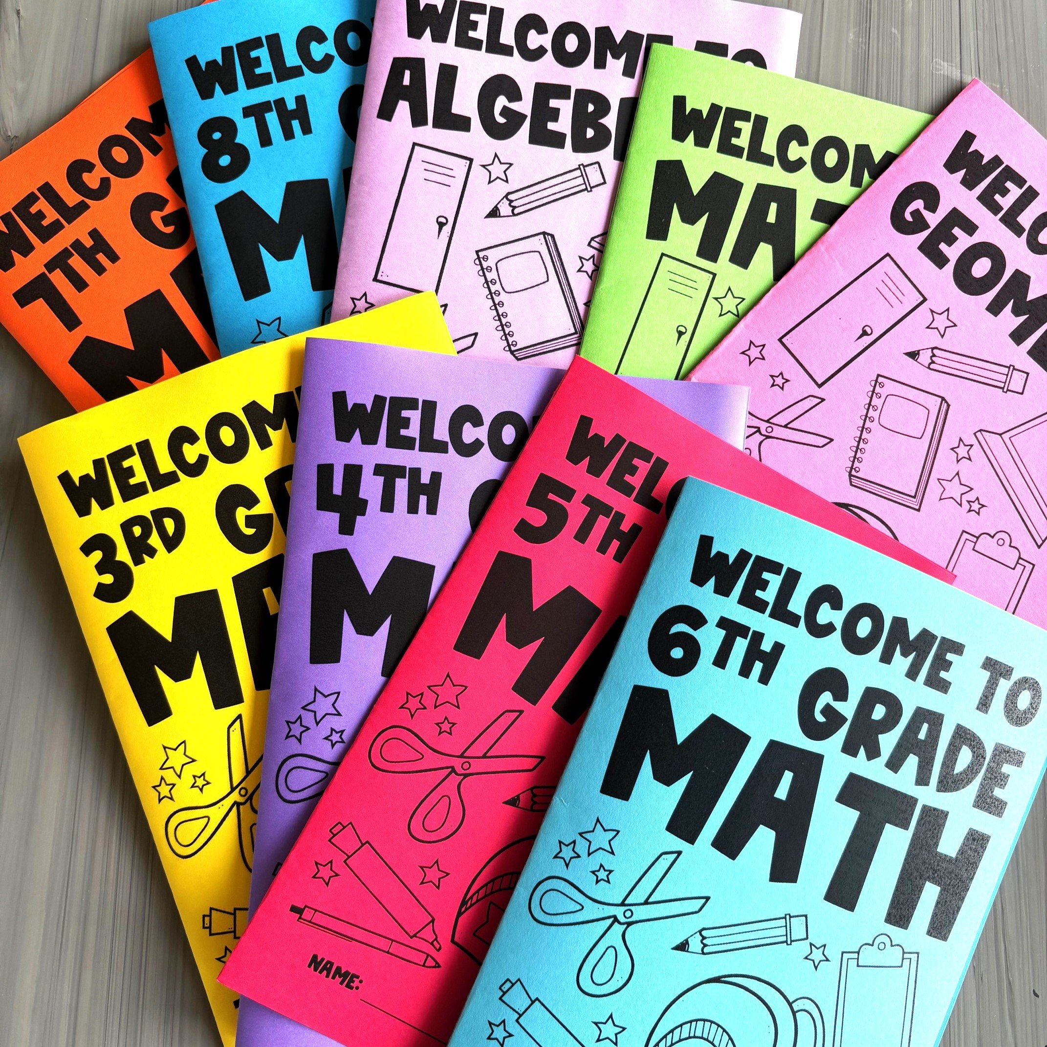 Welcome to math booklets