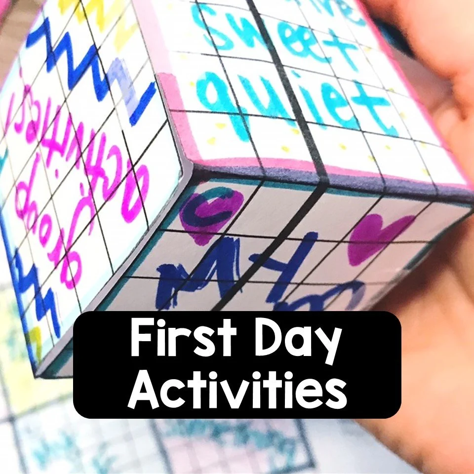 First day math activities by Rise over Run