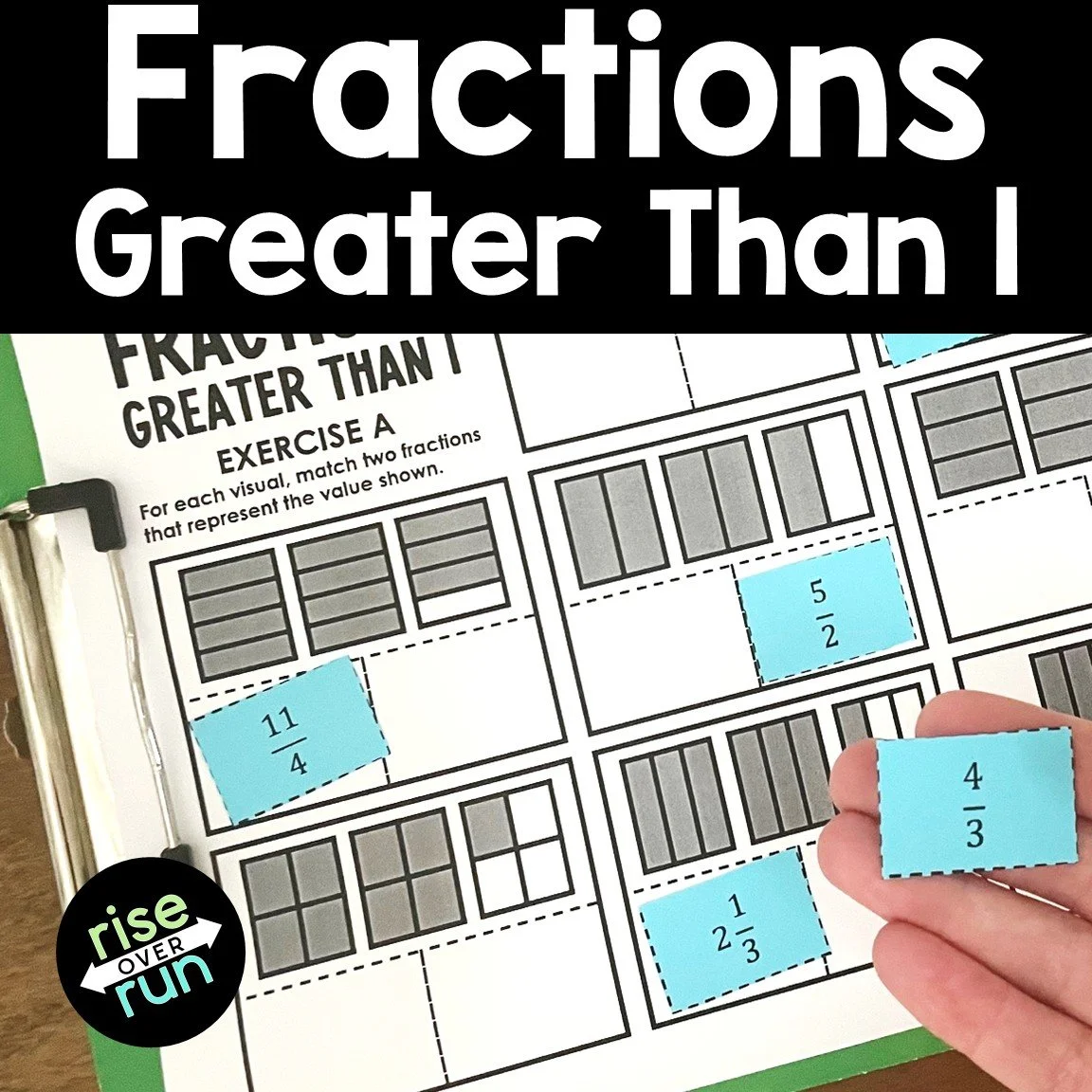 fractions greater than 1 activity