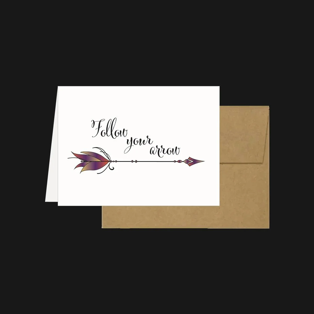 Greeting Card Follow Your Arrow