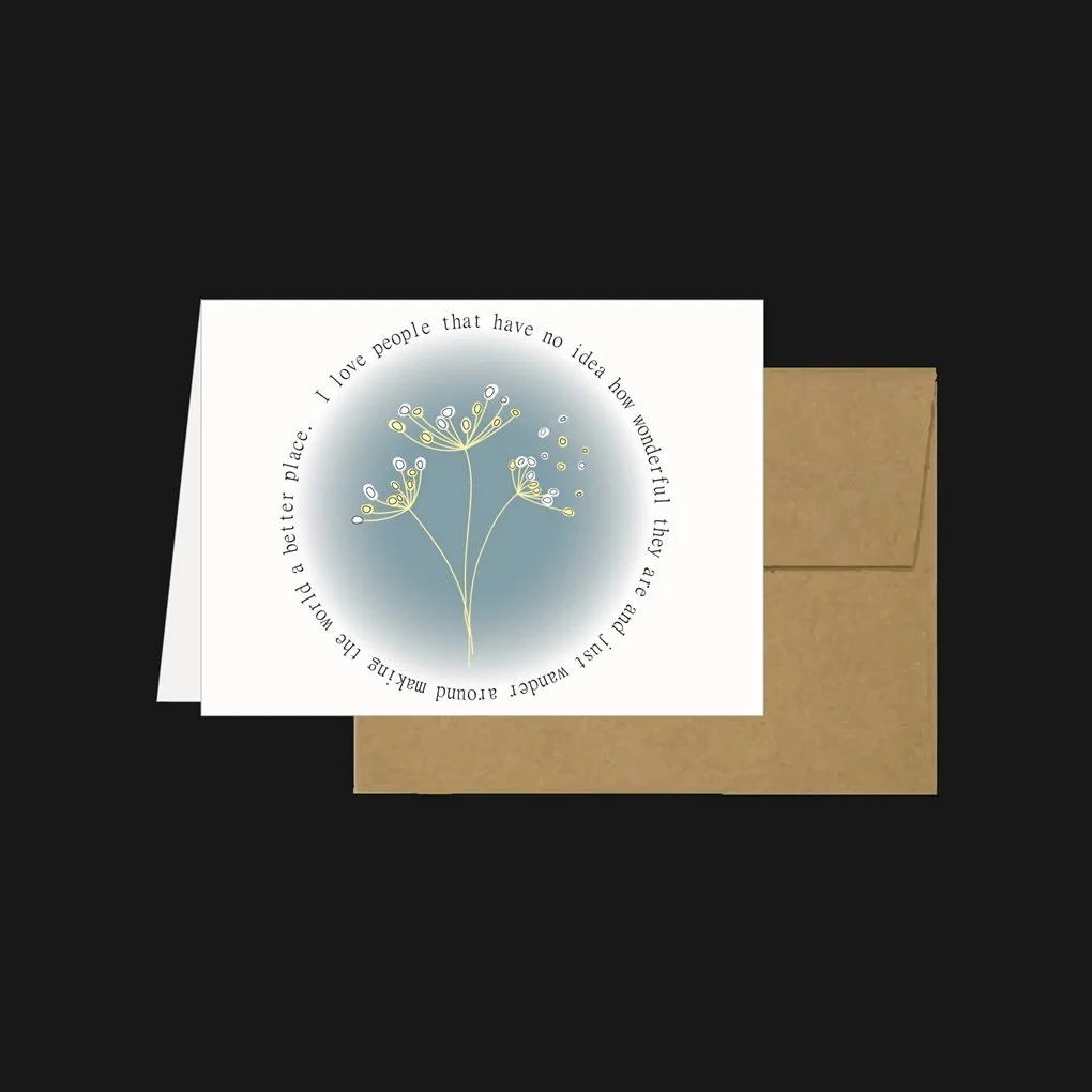 Greeting Card I Love People