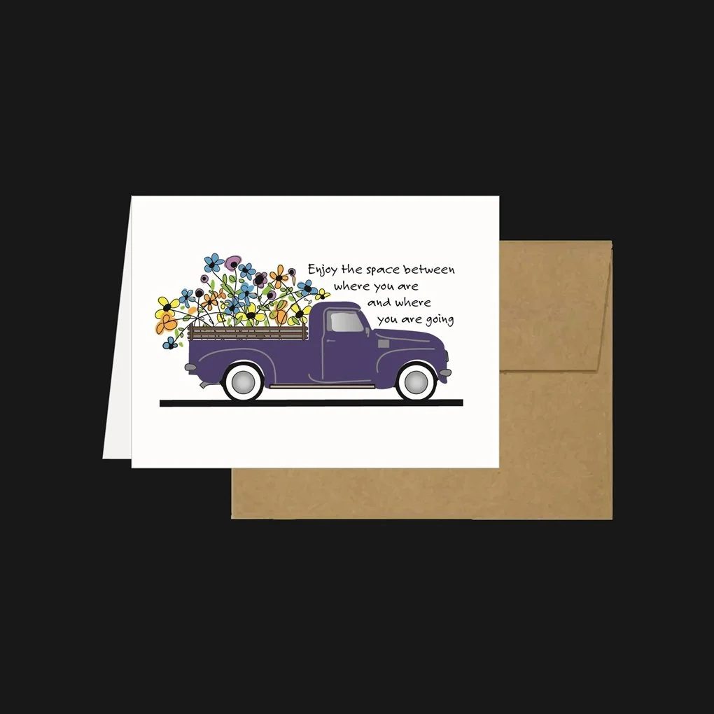 Greeting Card Enjoy the Space Between