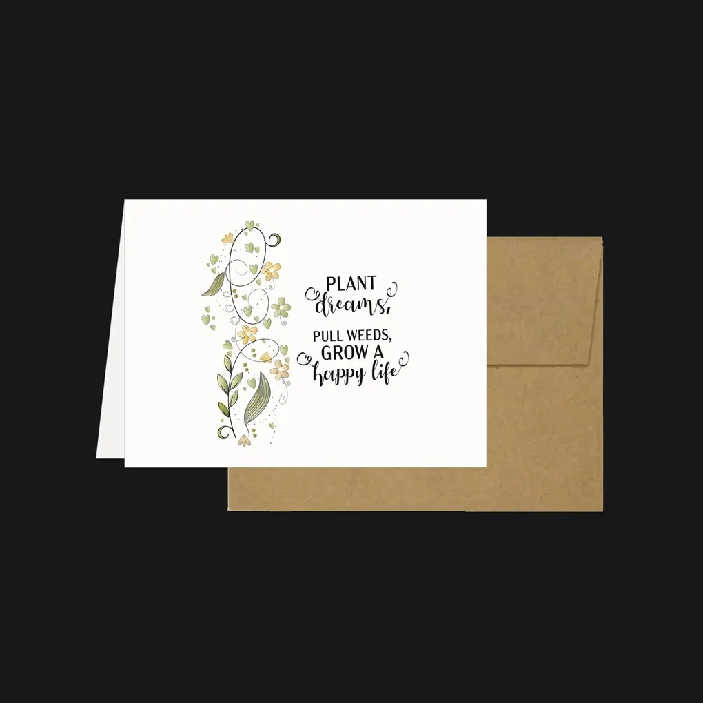 Greeting Card Plant Dreams