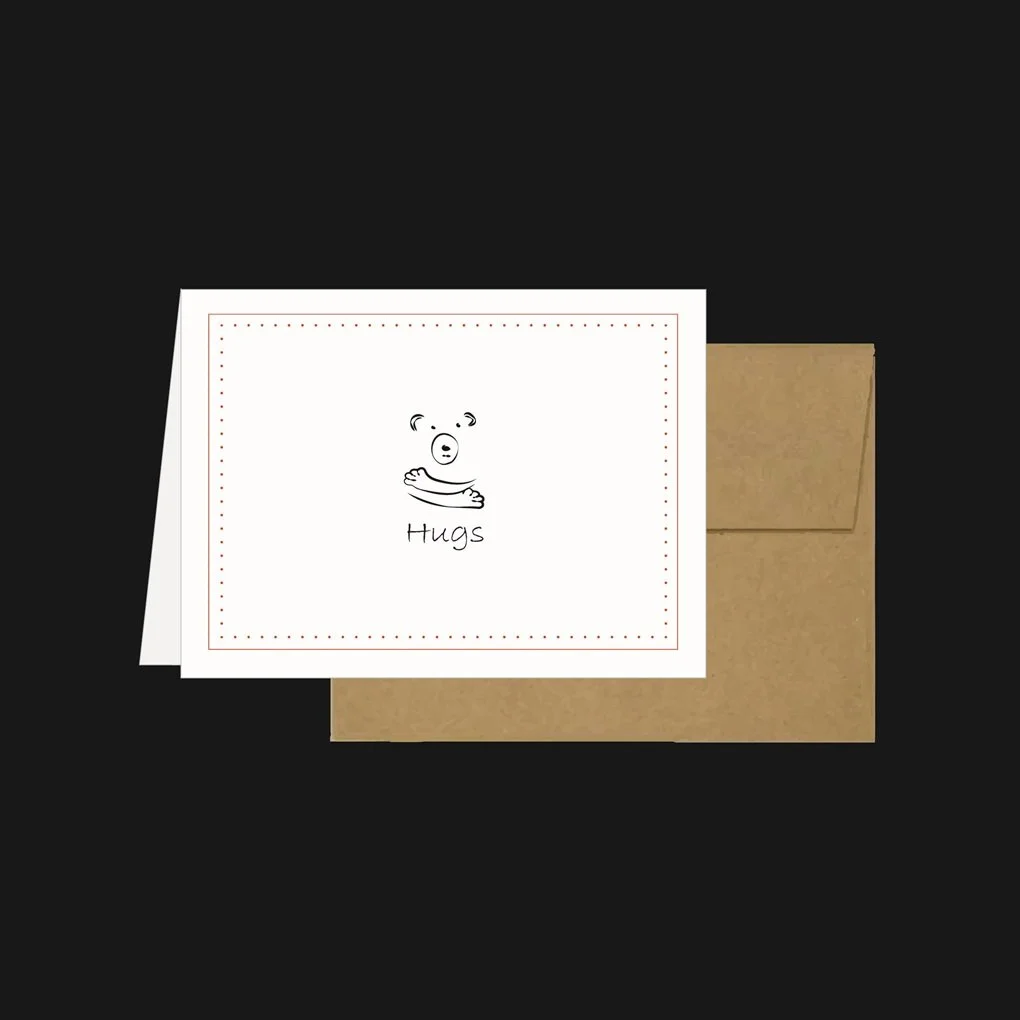 Greeting Card Bear Hugs