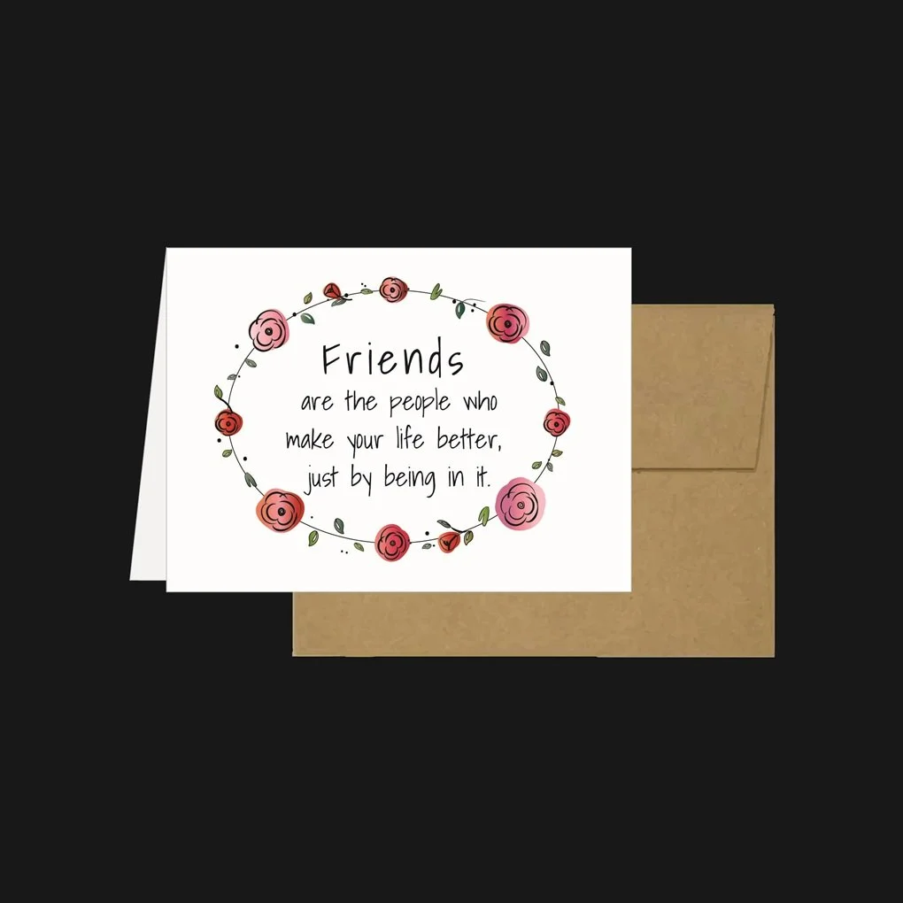Greeting Card Friends are the People