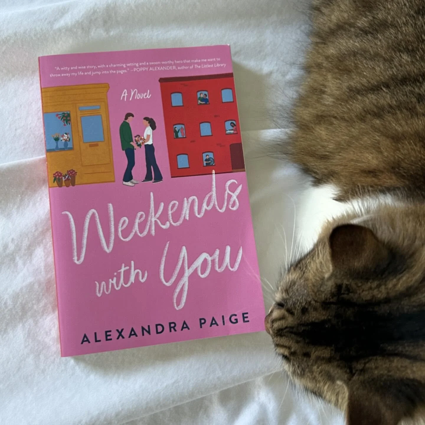 Received my copy of WEEKENDS WITH YOU! Cover illustration and design by me💐out on April 9th @avonbooks @harpercollins
