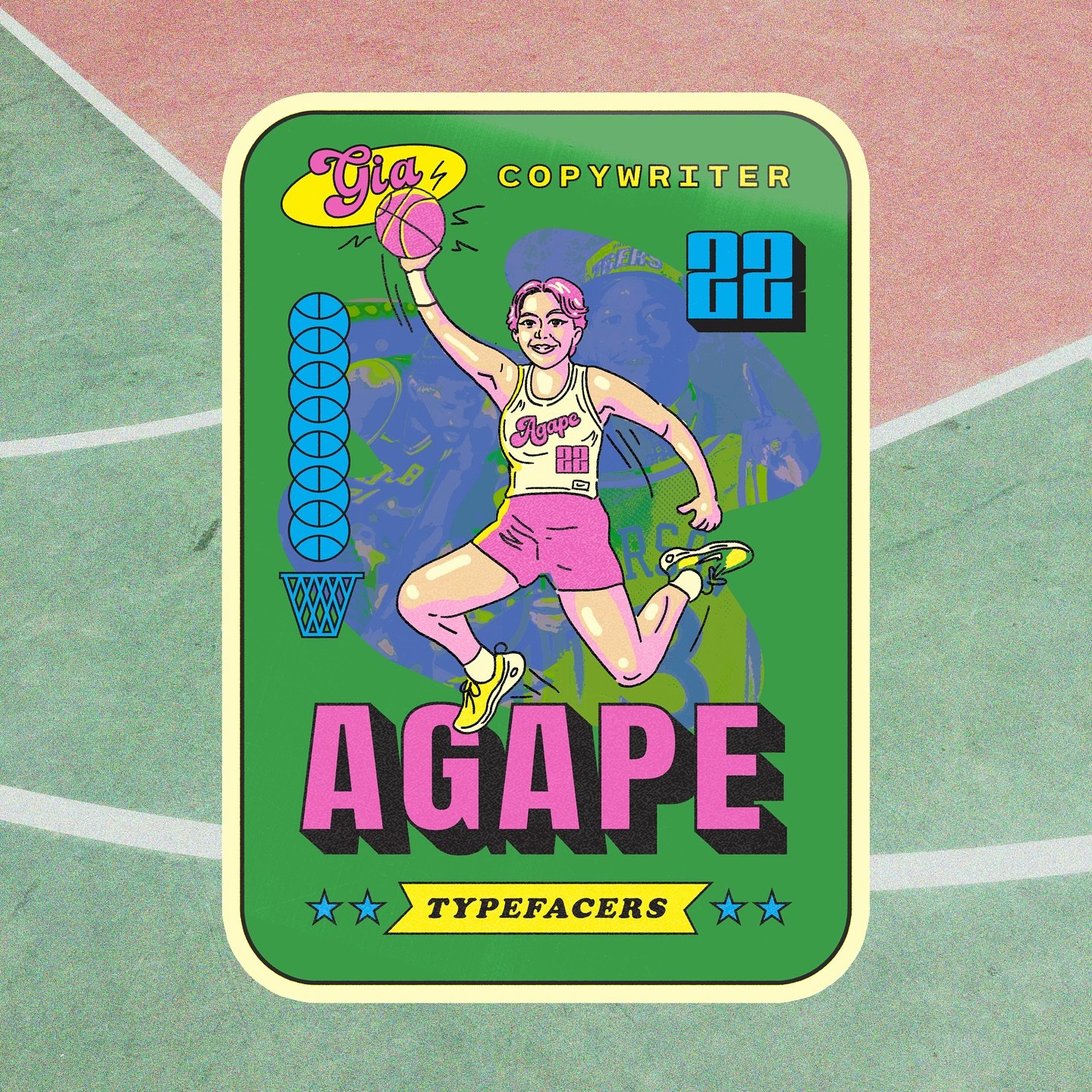 With the 55th pick in the 2024 draft, the Agape Typefacers select 6&rsquo;4&rdquo; Copywriter @giarufino from Ateneo 💙

With her knack for killer one-liners and slam-dunk slogans, Gia is definitely ready for the big leagues! #AgapeDesign
