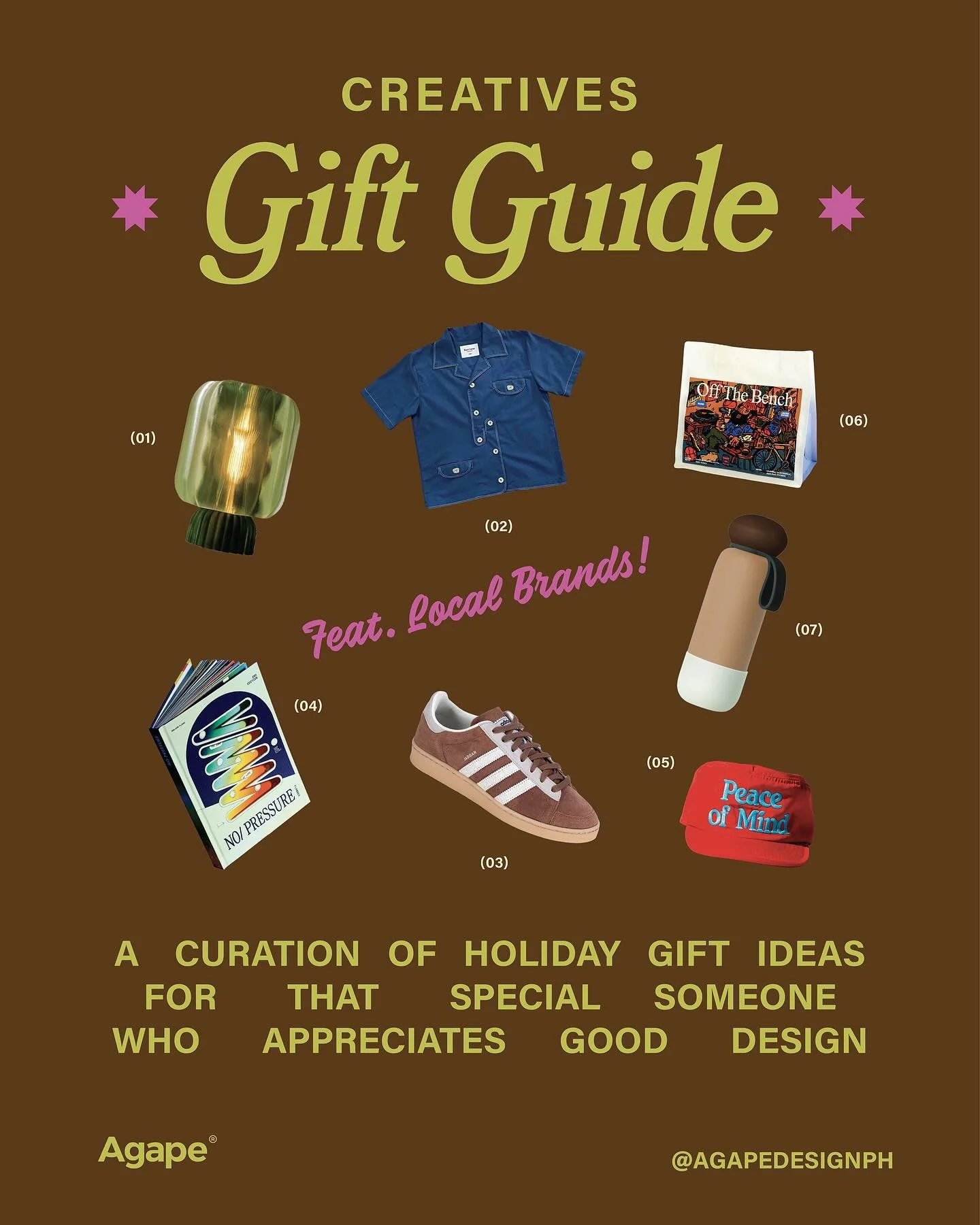 A curated list of holiday gift ideas for the creative in your life with great taste and an eye for design ✨

🎨 @salgadopaolo