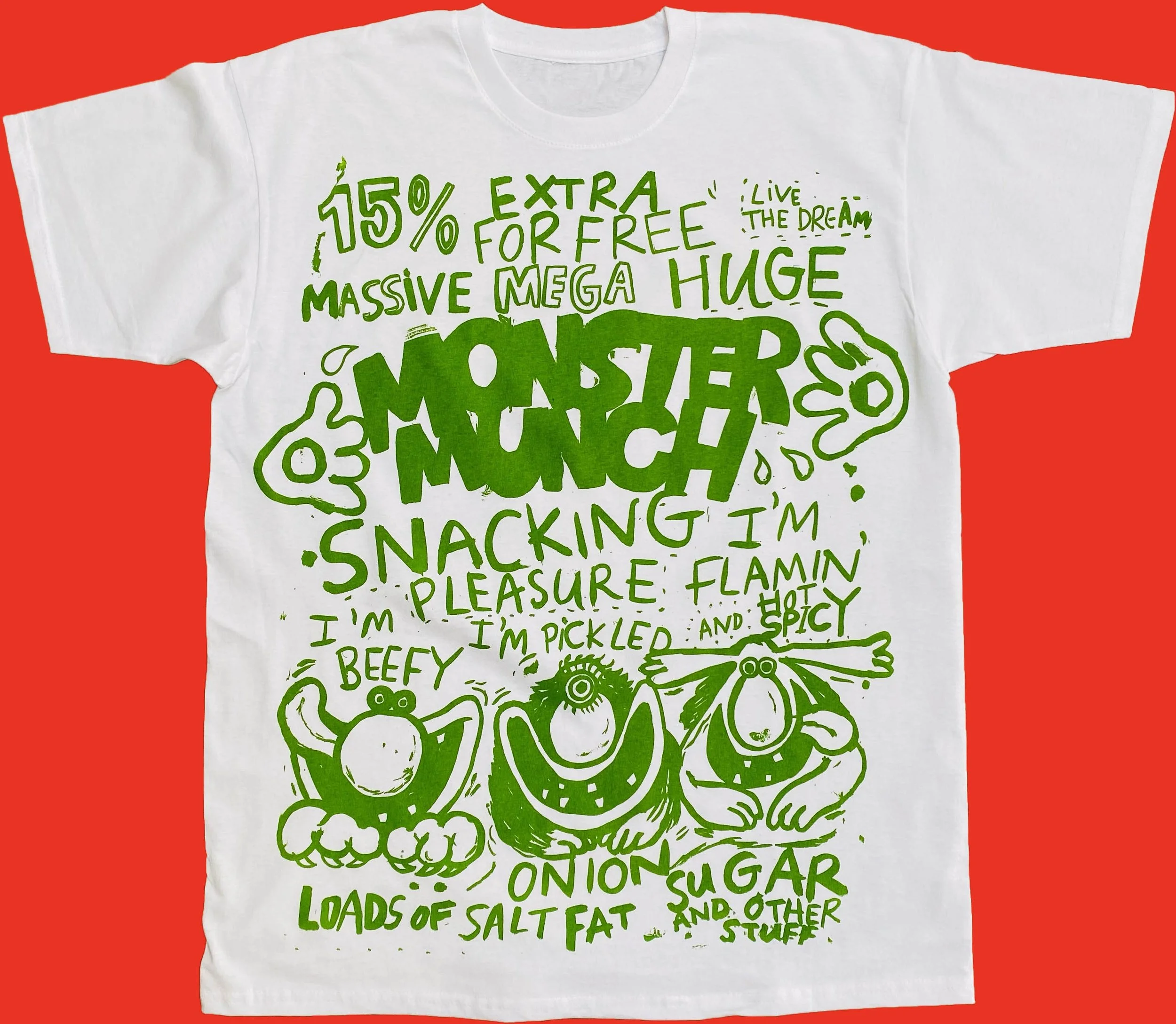 Monsters Who Munch T-Shirt:Green Print.jpg