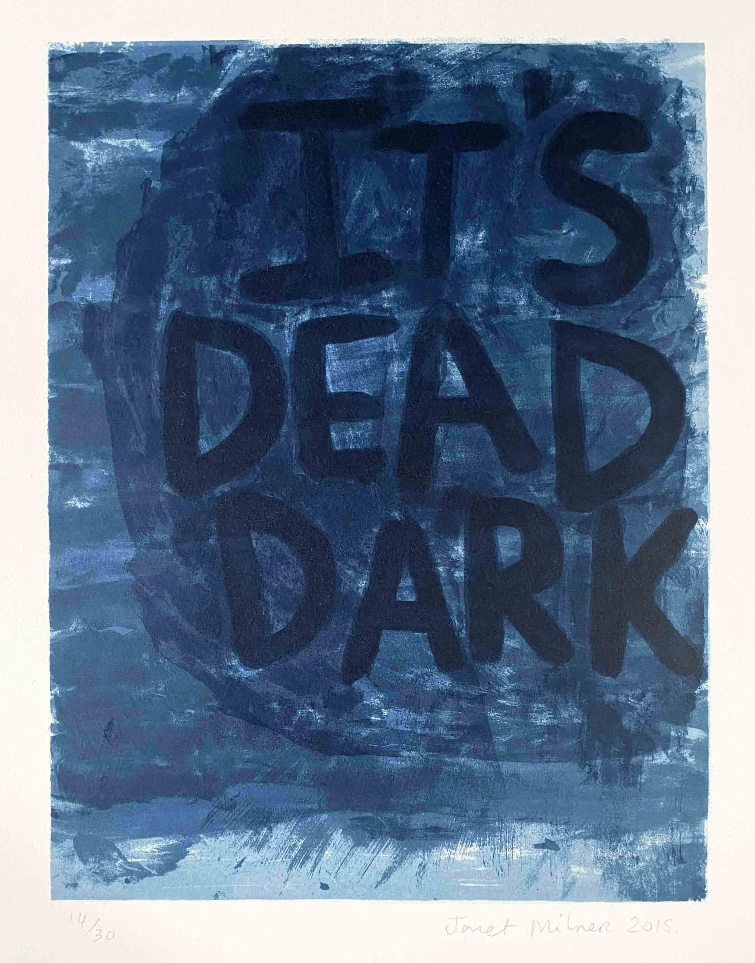 it's dead dark screenprint janet milner.jpg