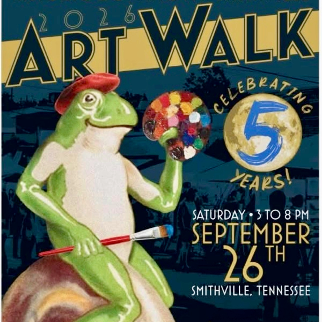 Art Walk in Downtown Historic Smithville Tennessee 