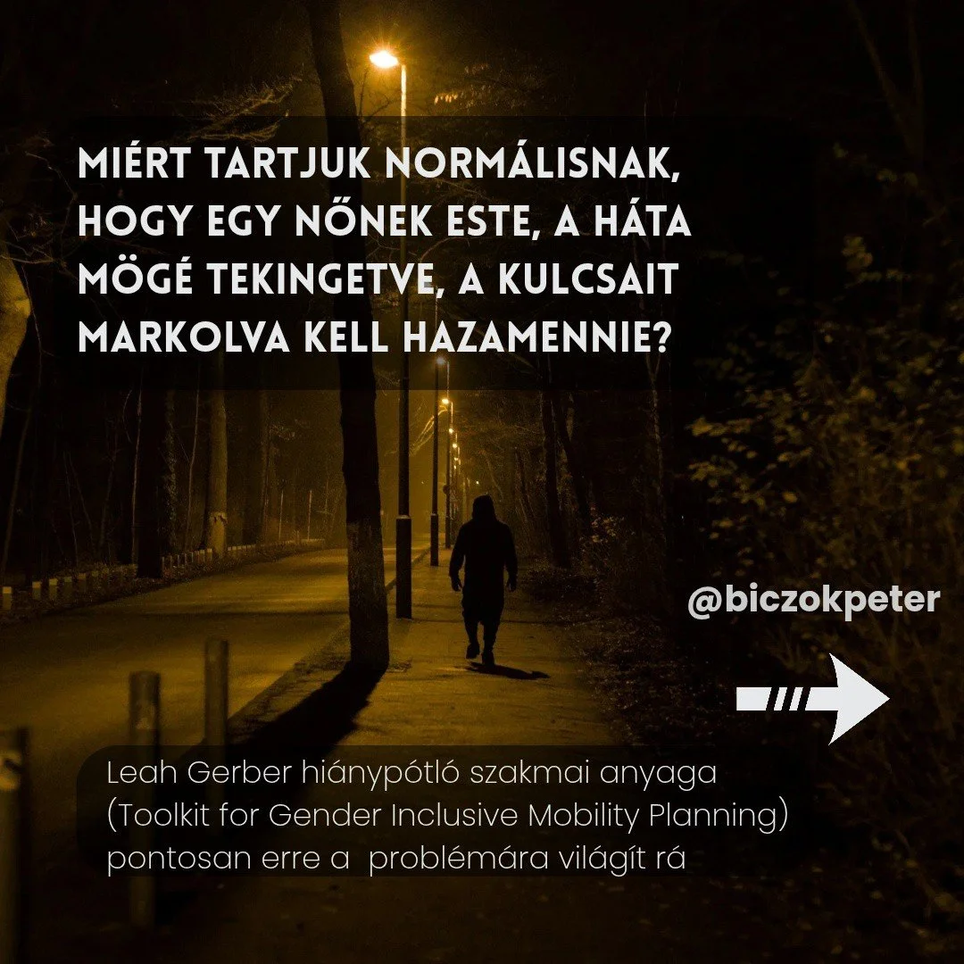 Mi&eacute;rt fogadjuk el norm&aacute;lisnak, hogy egy nőnek este, a kulcsait markolva, a h&aacute;ta m&ouml;g&eacute; tekingetve kell hazamennie a saj&aacute;t v&aacute;ros&aacute;ban? 🌙🔑

Leah Gerber hi&aacute;nyp&oacute;tl&oacute; szakmai anyaga 