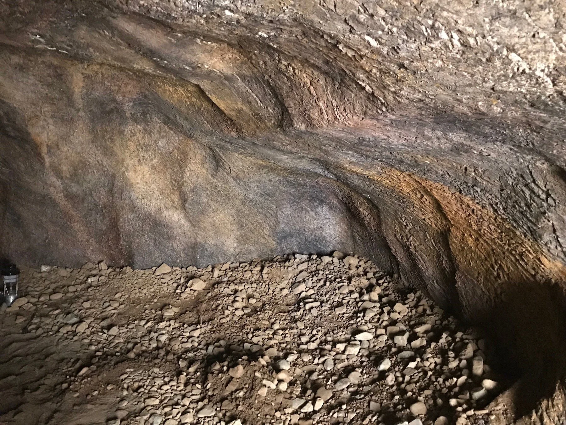 Cave set built in Fiji