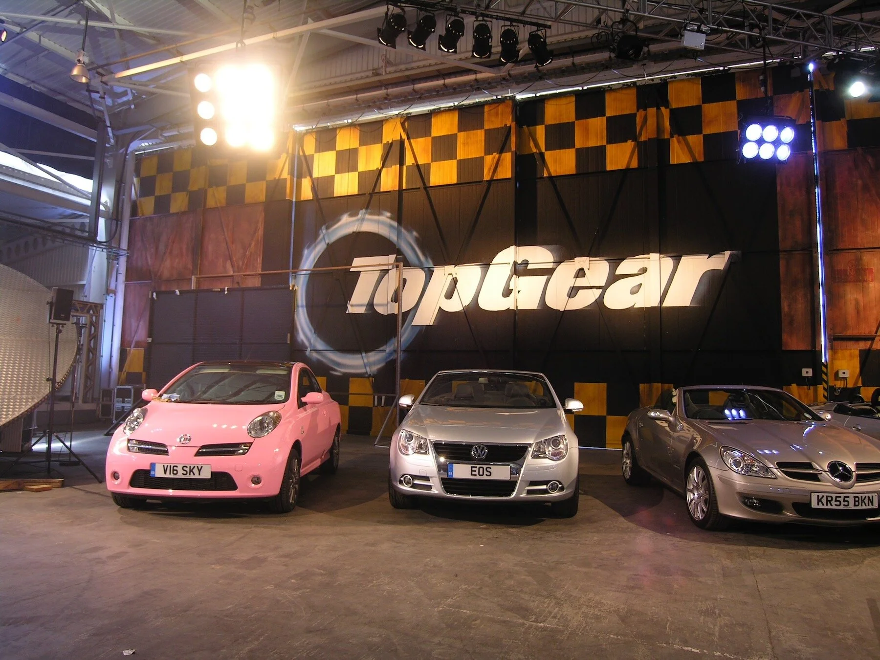Top Gear hangar door