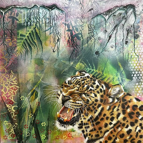 Roar of the Wild 56 x 56cms £275.00