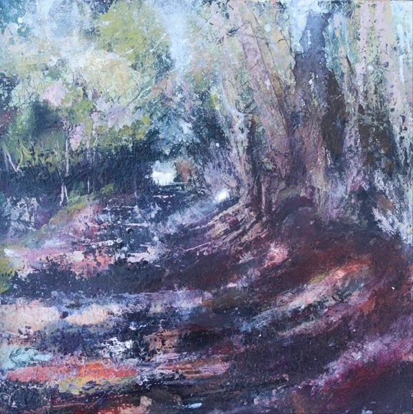 Sunlit pathway  - 30.5x30.5cm - £220 - acrylic