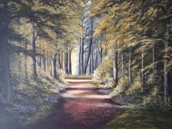 Forest Path 76x50 acrylic £480