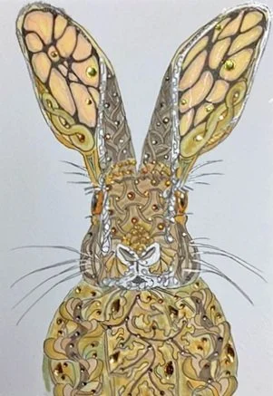 Hare - 25x20.5cm - £57 unframed - £77 framed