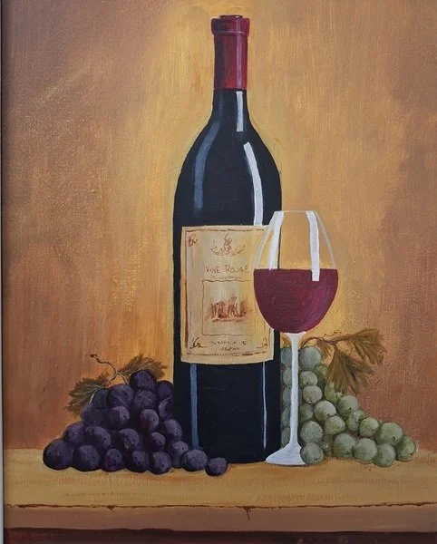 More Wine 51x41 acrylic £250 