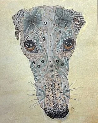 Sighthound - 30.5x38cm - £175