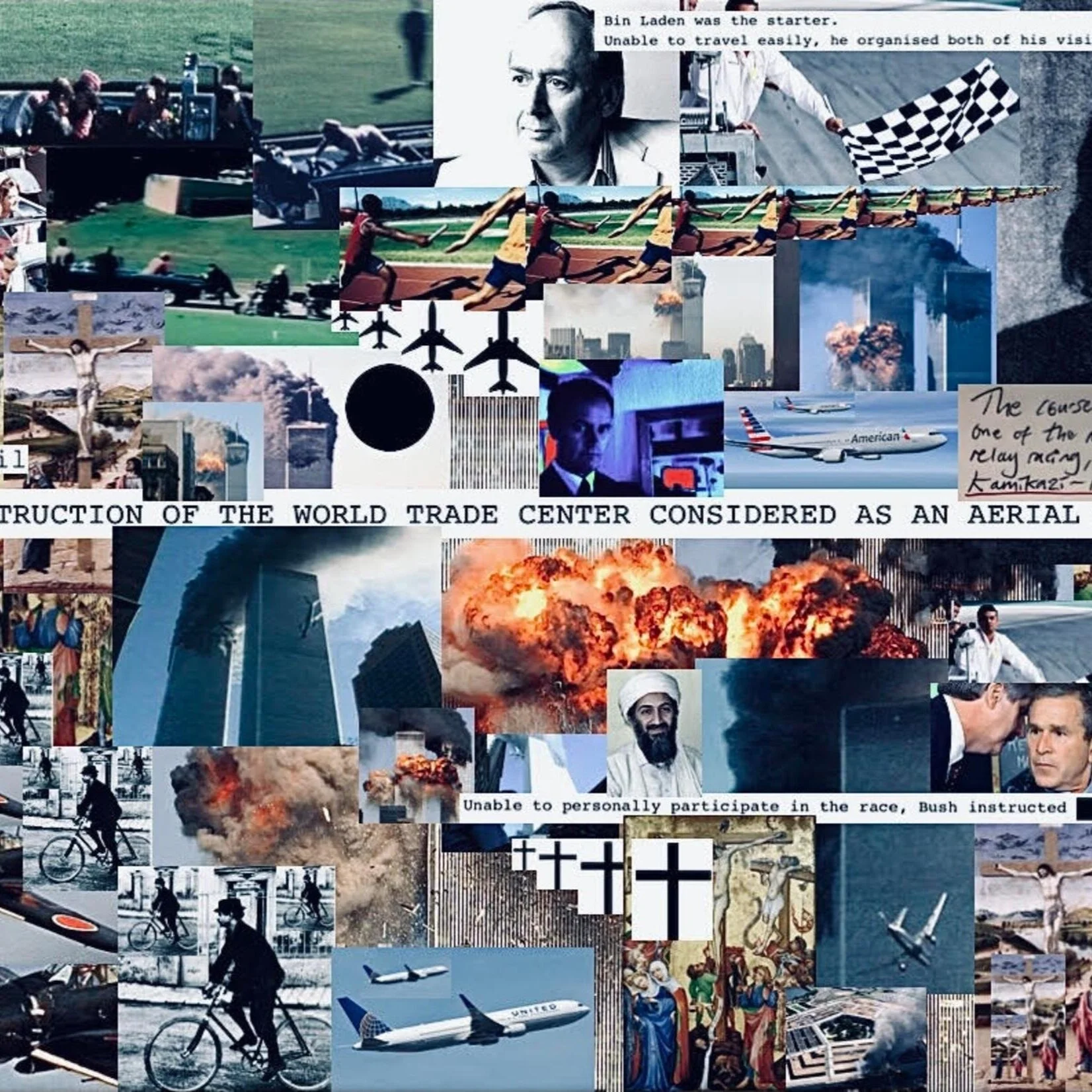 THE DESTRUCTION OF THE WORLD TRADE CENTER CONSIDERED AS AN AERIAL RELAY RACE