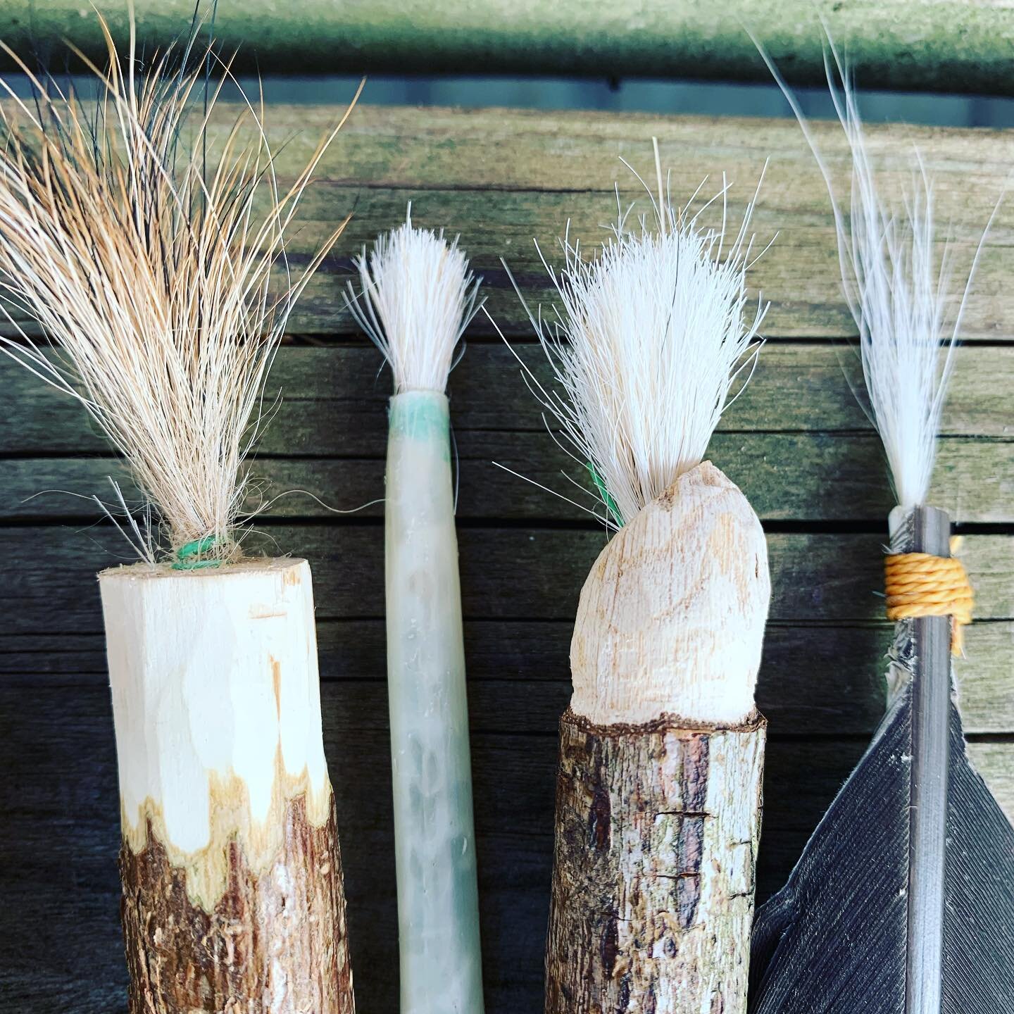 This is just the beginning of making brushes with Nicole Jahraus in the Brushes and Brooms guild through EartHand Gleaner&rsquo;s Society.

Every session there is so much inspiration from Nicole and all the members.
And that&rsquo;s totally Tundra&rs