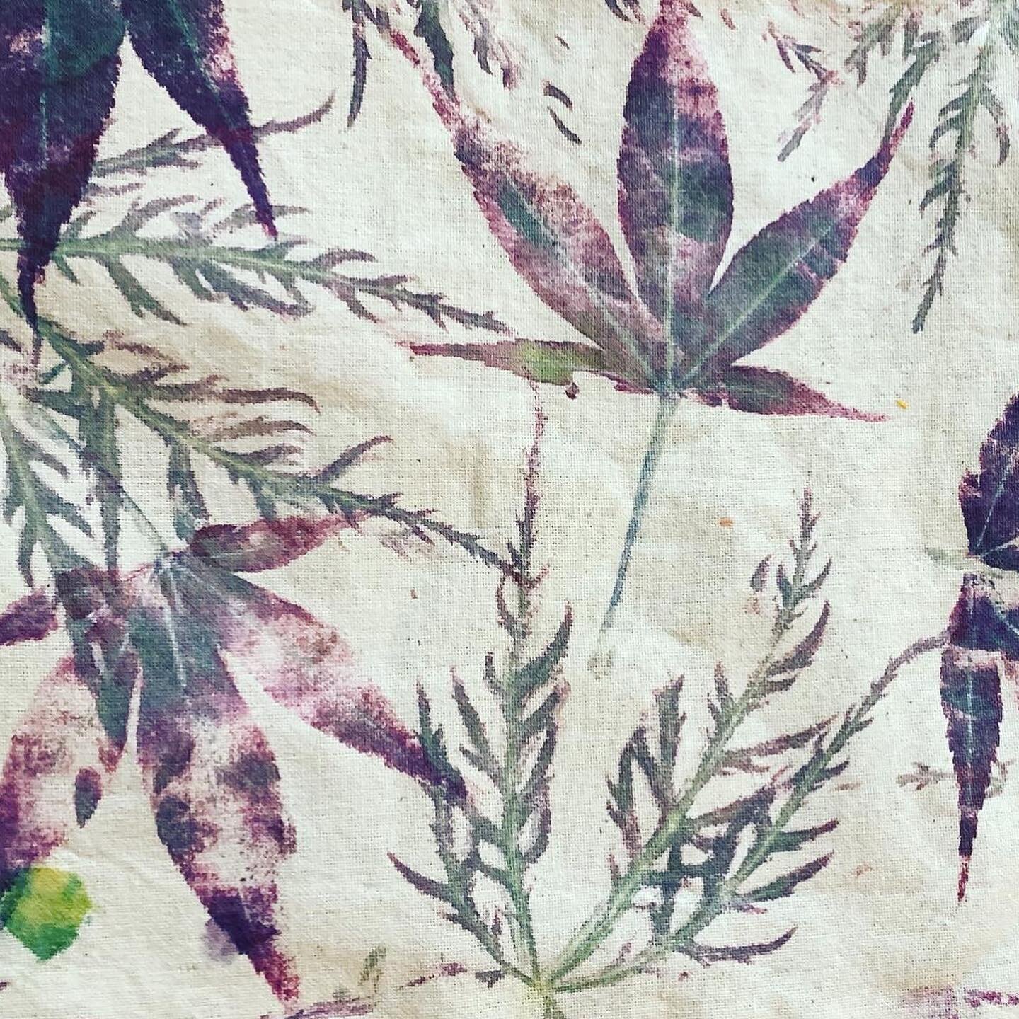 If anyone is looking for something to do on Wednesday evening 7th July, sign up for Hapa-Zome (leaf and flower pounding) with me at Aberthau. 
I'll be showing how to save your fresh flowers and leaves on cloth. 
You'll love how vibant natural colours