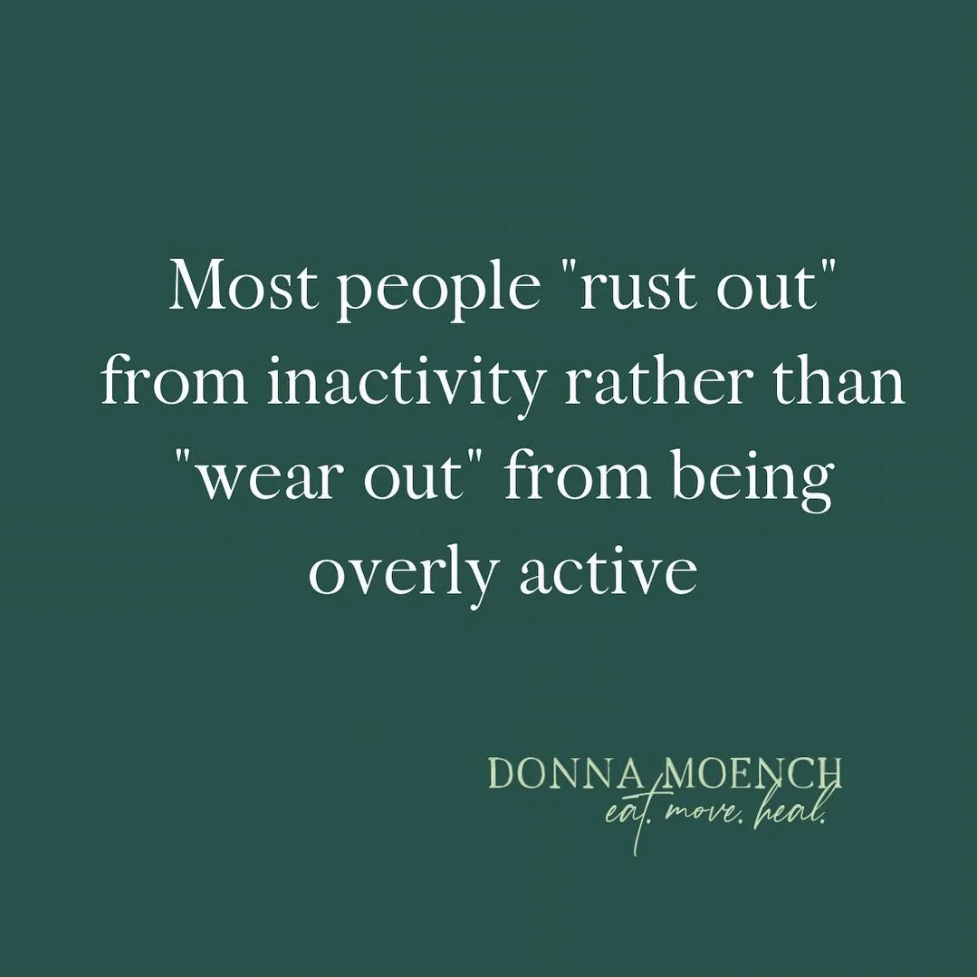 We were not made to sit at work or school all day and then sit all night watching tv. 

Don&rsquo;t let your joints get rusty

Make sure you move every day !

*Go for walks (short and/or long)
*Stretch while watching Netflix
*Get a standing desk for 