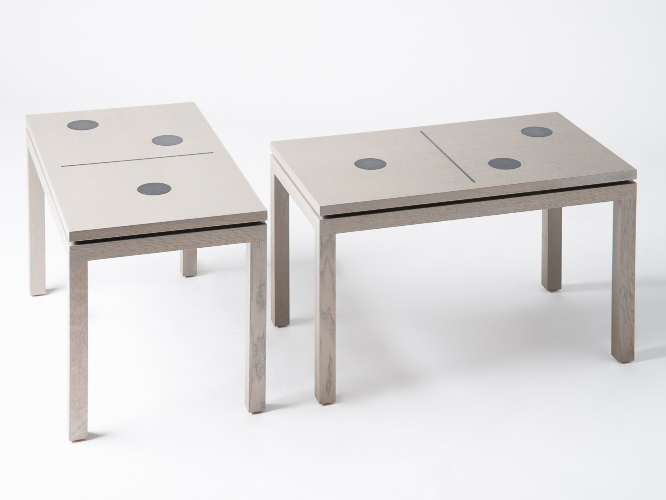 Domino Side Tables - by Amy Somerville Interior Designers Bath bespoke furniture