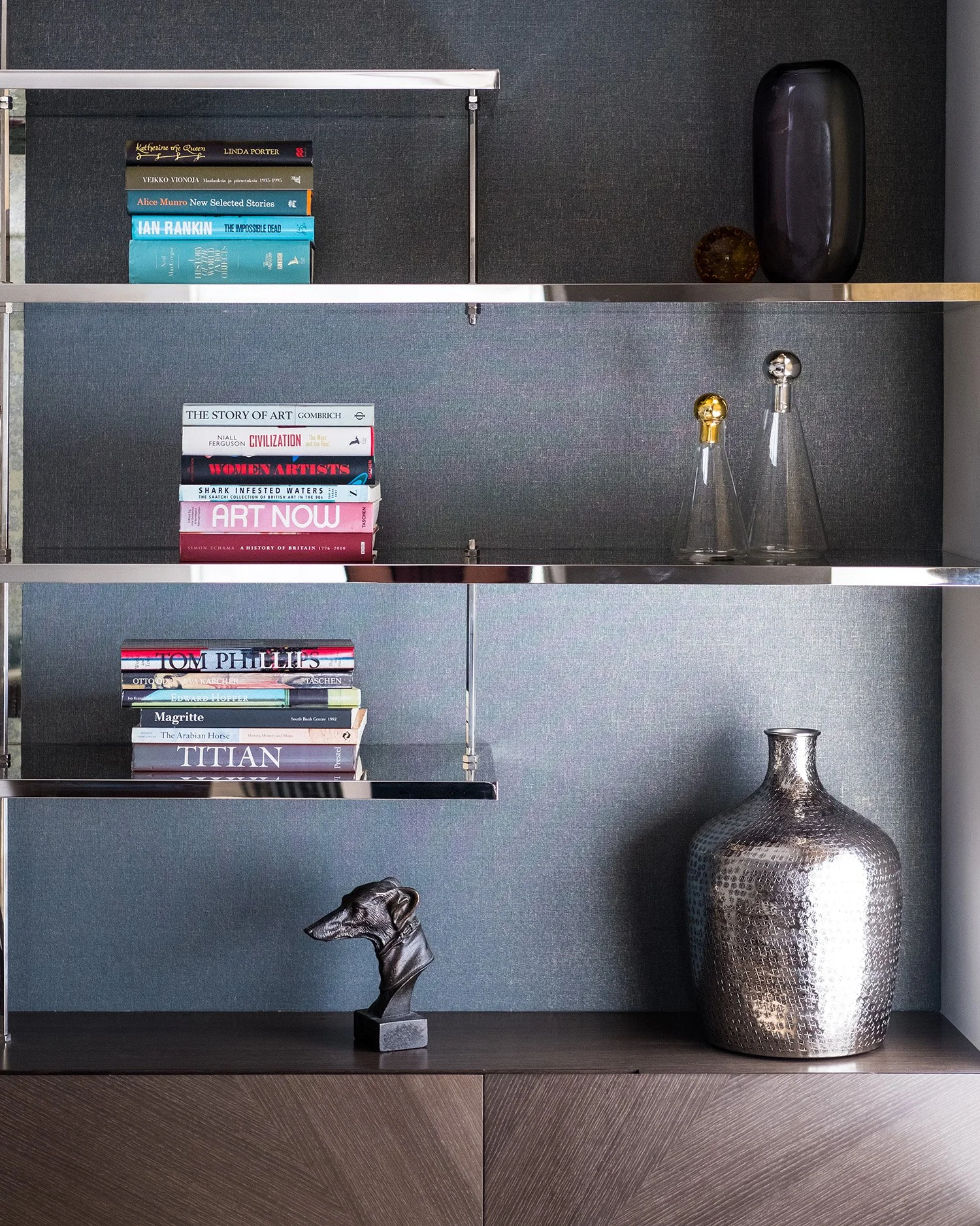When creating custom built-in furniture and shelves we draw with great detail and create the design by working with the client, and taking inspiration from a host of exciting projects that resonated with this hotel. Once these are created and in plac