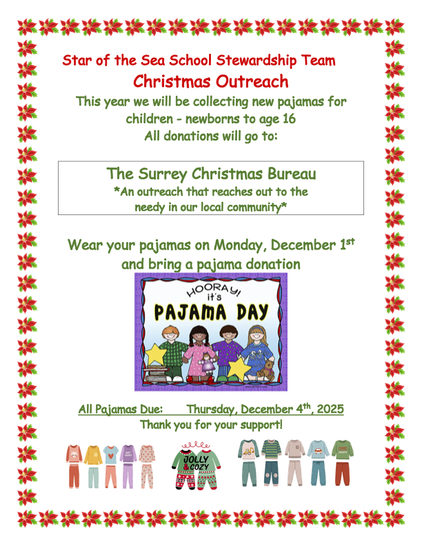 Christmas Outreach Pajama Collection