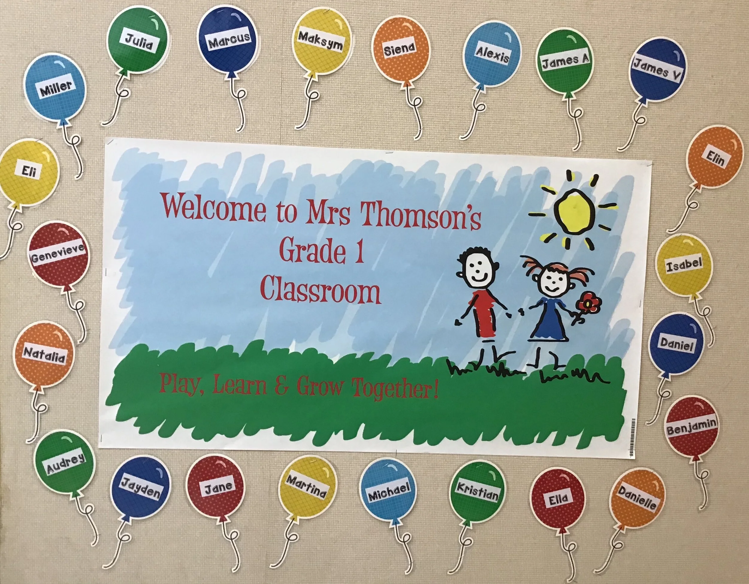 First Day of School Photos!